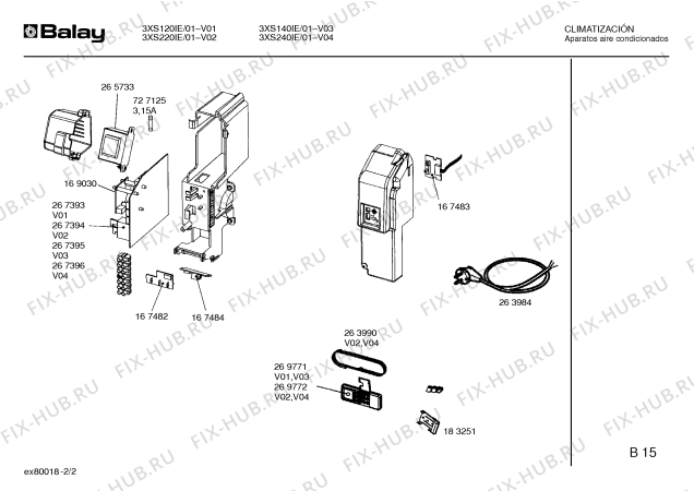 Схема №1 3XS240IE 3S24 с изображением Инструкция по эксплуатации для сплит-системы Bosch 00526804