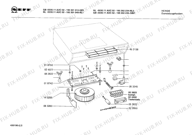 Схема №1 195304019 GB-5030.11NAU с изображением Винт для электровытяжки Bosch 00022584