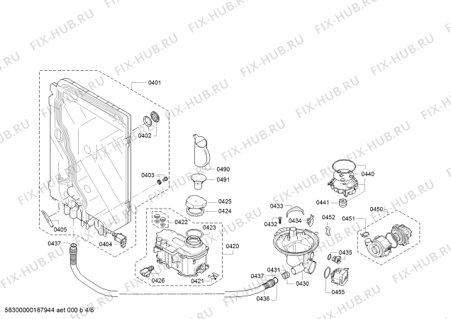 Схема №2 SN25M831TI с изображением Передняя панель для посудомоечной машины Siemens 00746418