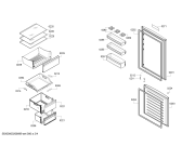 Схема №1 CK733EW3A Constructa с изображением Дверь для холодильной камеры Bosch 00717456