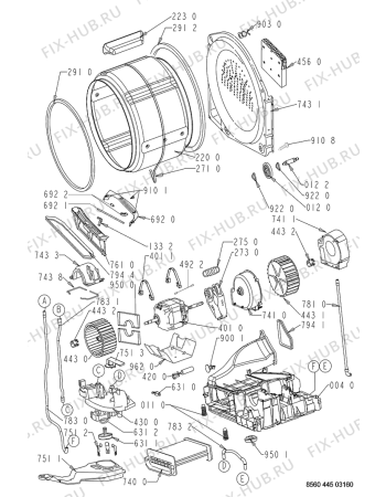Схема №2 TRK SENSITIVE 16 с изображением Обшивка для стиральной машины Whirlpool 481245217901