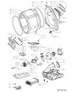 Схема №1 AWZ 7814 с изображением Обшивка для электросушки Whirlpool 481245215448