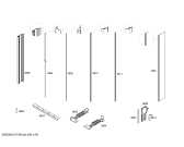 Схема №5 RC472700 с изображением Монтажный набор для холодильника Bosch 00673245
