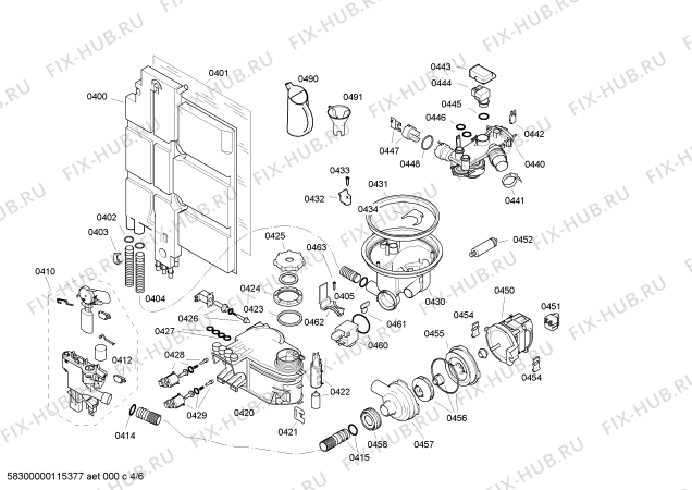 Схема №2 SGS67T02TC с изображением Передняя панель для посудомоечной машины Bosch 00448236