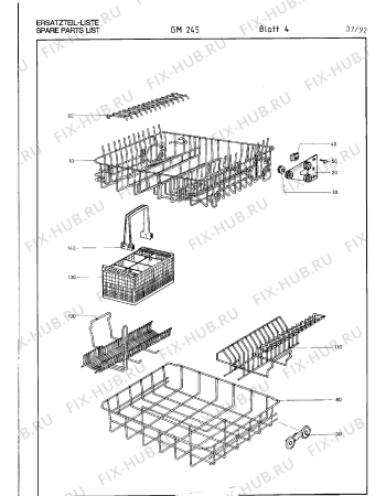 Схема №9 GM245160 с изображением Часть корпуса для посудомоечной машины Bosch 00323239