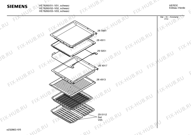 Схема №3 HE78260 с изображением Панель управления для плиты (духовки) Siemens 00352454