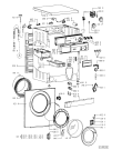 Схема №1 AWV 515 с изображением Обшивка для стиралки Whirlpool 481245214395