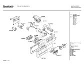 Схема №1 CW19600 CW1960 с изображением Панель управления для стиральной машины Bosch 00273996