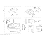 Схема №1 AC2501 ACTIVA с изображением Модуль управления для электропылесоса Bosch 12010418