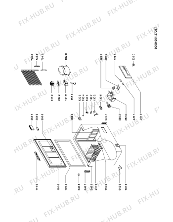 Схема №1 GC28MAW30 с изображением Рукоятка Whirlpool 480132100098