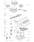 Схема №1 ACM 356 BR с изображением Клавиша для плиты (духовки) Whirlpool 481241128962