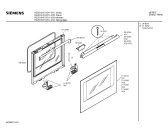 Схема №1 HEN338C с изображением Фронтальное стекло для плиты (духовки) Siemens 00214562