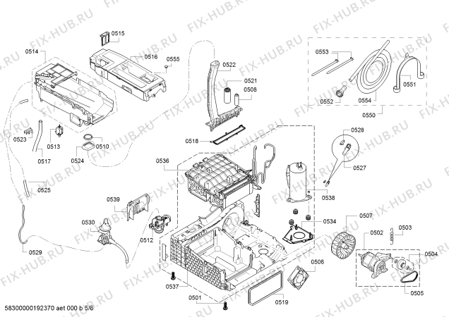 Схема №3 WT7HY692CH iSensoric selfCleaning condenser с изображением Блок управления Bosch 12011836