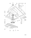 Схема №1 AKM 120 WH с изображением Холдер для вытяжки Whirlpool 481946089277