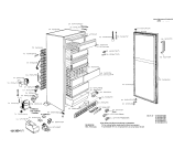 Схема №1 0705304235 GS312 с изображением Дверь для холодильника Bosch 00221482