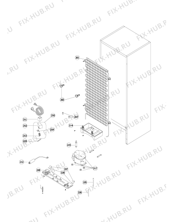 Схема №3 WBR 3012 W с изображением Дверца для холодильника Whirlpool 480188800216