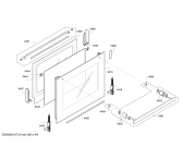 Схема №2 HBA73B530 с изображением Панель управления для плиты (духовки) Bosch 00705027