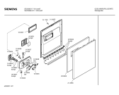 Схема №3 SE25265 Sydney с изображением Передняя панель для электропосудомоечной машины Siemens 00361464