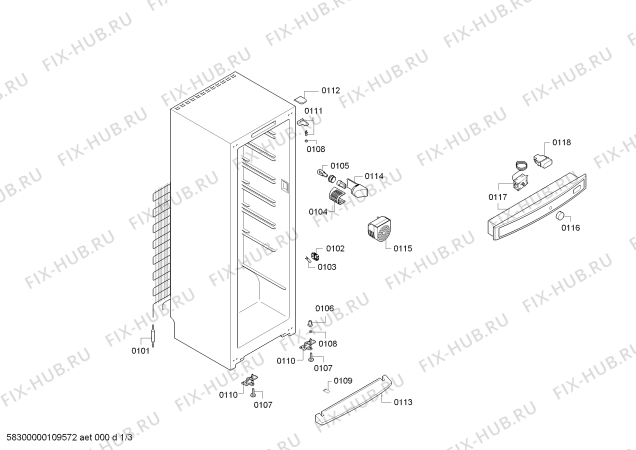 Схема №2 3FF4730N с изображением Поднос для холодильной камеры Bosch 00440984