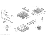 Схема №2 SGE53U56UC SilencePlus 46dBA с изображением Крепежный набор для посудомоечной машины Bosch 00630108