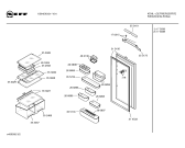 Схема №1 K5615X4 с изображением Дверь для холодильника Bosch 00215195