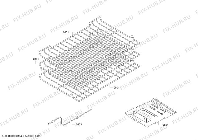 Схема №2 HII8055C с изображением Стеклокерамика для электропечи Bosch 00716393