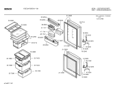 Схема №1 KGE3270SD с изображением Дверь для холодильной камеры Bosch 00215629