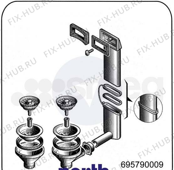 Большое фото - Всякое для комплектующей Smeg 695790009 в гипермаркете Fix-Hub