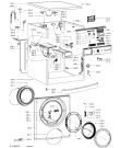 Схема №1 AWO 2261 с изображением Рукоятка для стиральной машины Whirlpool 481071425321
