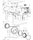 Схема №1 AWO/C 8100S с изображением Клавиша для стиральной машины Whirlpool 481071427501