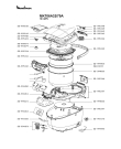 Схема №1 MK706A32/79A с изображением Часть корпуса для электропароварки Moulinex SS-995021