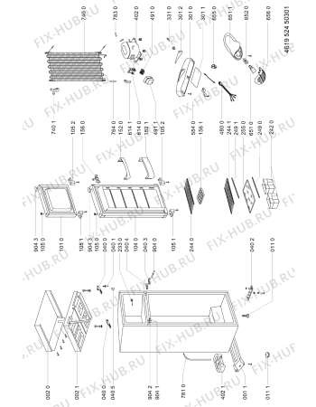 Схема №1 CZP 200 с изображением Дверь для холодильника Whirlpool 481241619268