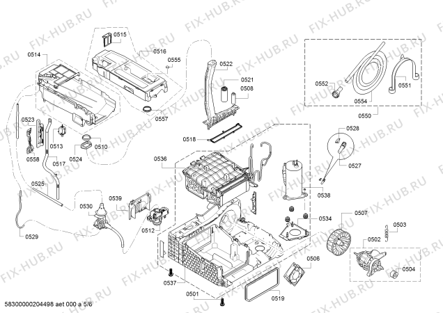 Схема №3 WT47Y700NL IQ800 SelfCleaning Condenser с изображением Силовой модуль запрограммированный для сушильной машины Siemens 10005173