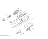 Схема №2 SE35M254EU с изображением Передняя панель для электропосудомоечной машины Siemens 00661343