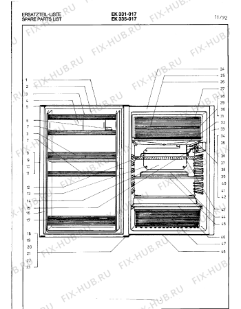 Схема №4 EK345025 с изображением Втулка для холодильной камеры Bosch 00321599