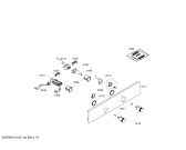 Схема №3 HBN200451 с изображением Панель управления для плиты (духовки) Bosch 00663341