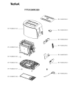 Схема №1 TT731DKR/3D0 с изображением Микромодуль для тостера (фритюрницы) Tefal FS-9100021922