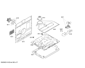 Схема №4 HLN448021X с изображением Стеклокерамика для электропечи Bosch 00683421