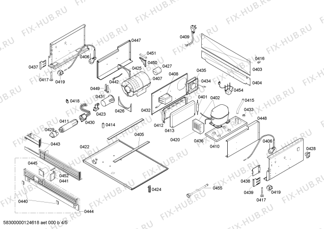 Схема №1 RC472200 с изображением Монтажный набор для холодильной камеры Bosch 00664890