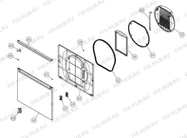 Схема №3 T781 AU   -White (900002650, TD44AU) с изображением Декоративная панель для стиральной машины Gorenje 348856