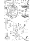 Схема №2 GSFP 2958/1 WS с изображением Обшивка для электропосудомоечной машины Whirlpool 481245373332