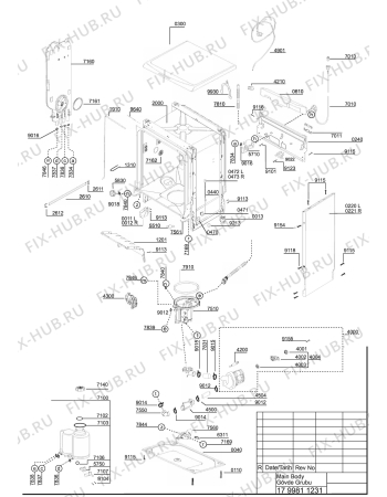 Схема №2 BEKO D 3422 FS (new vers.) (6278438042) с изображением Провод для электропосудомоечной машины Beko 1735340100