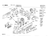 Схема №1 0722054153 V693 с изображением Панель для стиралки Bosch 00116640