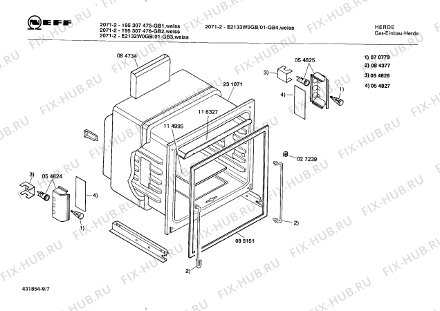 Схема №1 195307342 GB-2071.41LHECSG с изображением Часы для электропечи Bosch 00085787