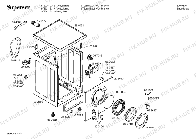 Схема №3 LT813R с изображением Кабель для стиралки Bosch 00299806