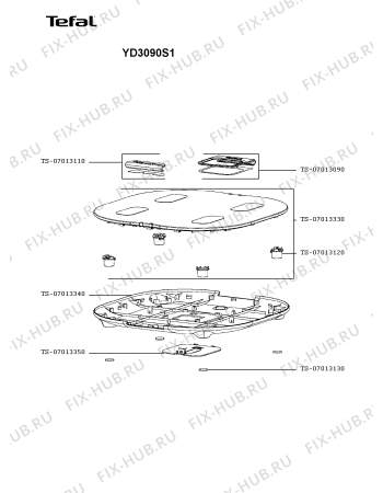 Схема №1 BM9561S1/3A0 с изображением Крышечка для кухонных электровесов Tefal TS-07013090