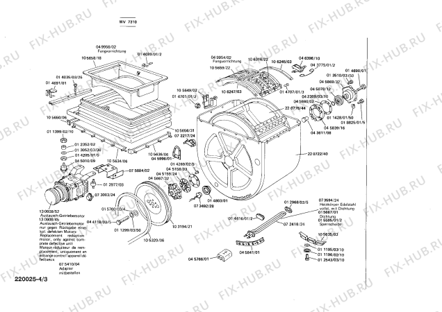 Схема №3 0722044166 V940 с изображением Терморегулятор для стиралки Siemens 00073492