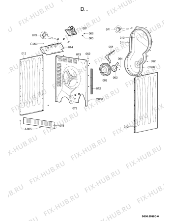 Схема №2 TRW 6070 LI BK с изображением Покрытие для стиралки Whirlpool 480112100811