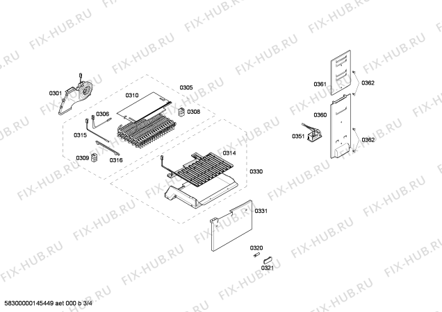 Схема №1 KG39NA97 с изображением Дверь для холодильника Siemens 00249223