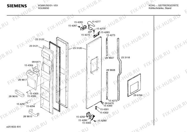 Схема №2 GS22B6C3EV с изображением Лампа для холодильной камеры Bosch 00154310